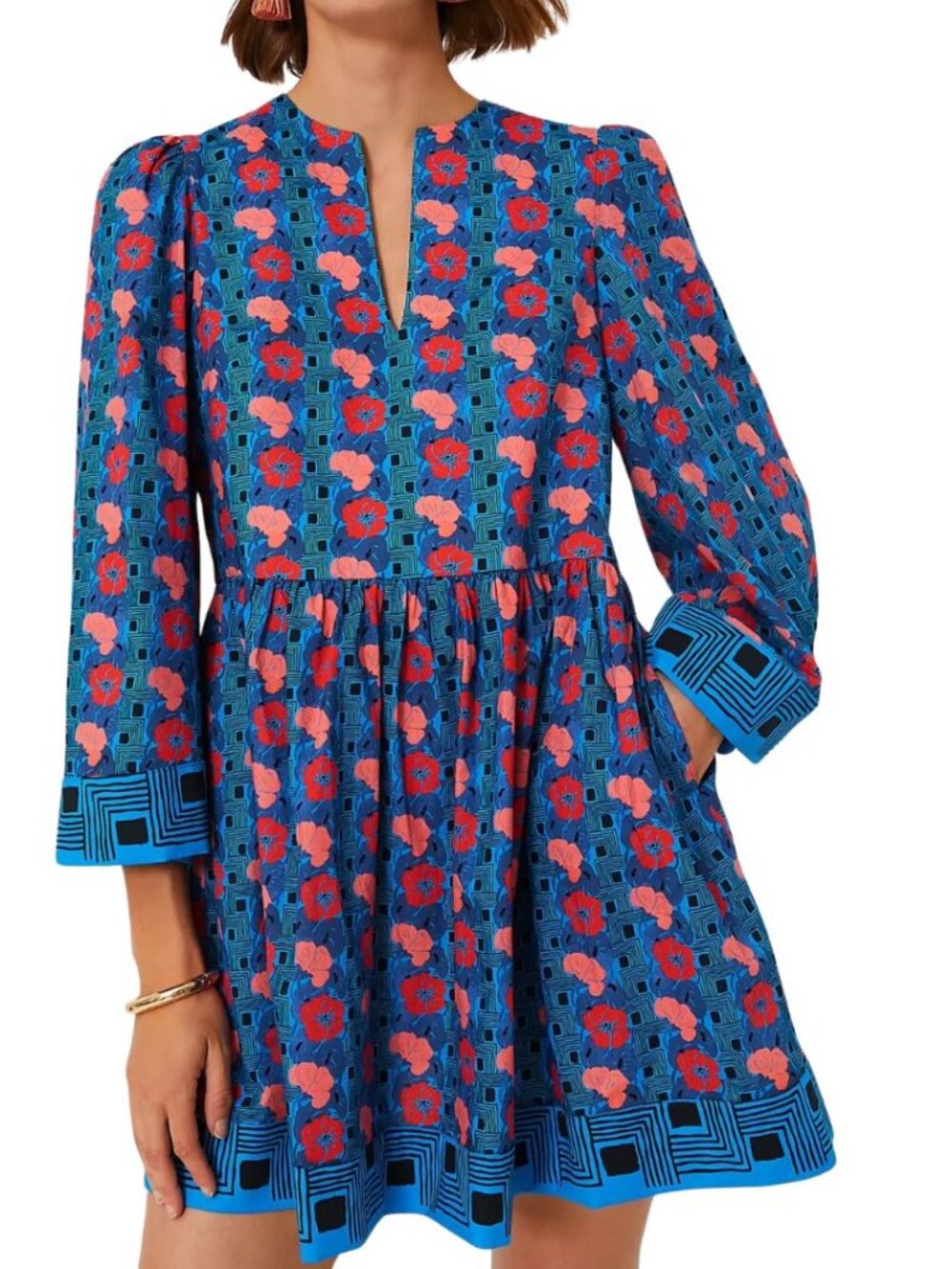 Tuckernuck Retro Floral Izzie Dress Size M